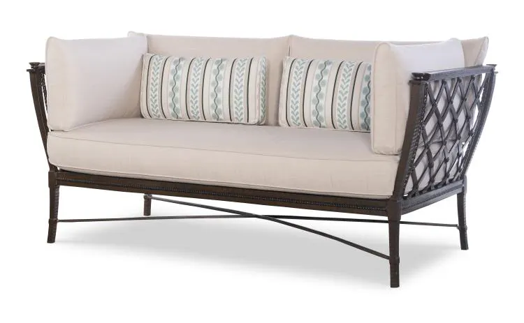 Century Furniture D12MB-42-1 Andalusia Metal Back Loveseat Century Furniture D12MB-42-1 Andalusia Metal Back Loveseat