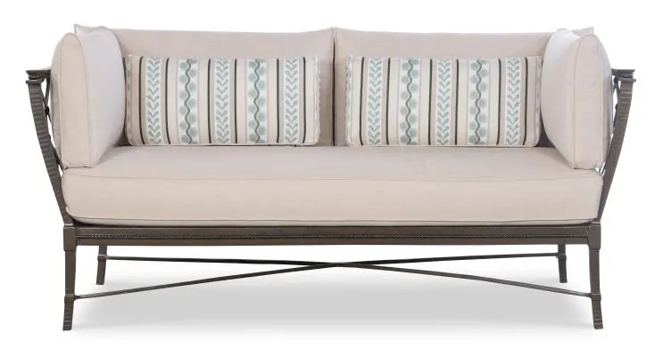 Century Furniture D12MB-42-1 Andalusia Metal Back Loveseat Century Furniture D12MB-42-1 Andalusia Metal Back Loveseat