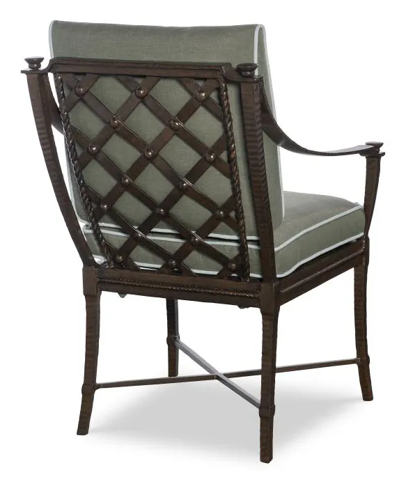 Century Furniture D12MB-54-1 Andalusia Metal Back Dining Arm Chair Century Furniture D12MB-54-1 Andalusia Metal Back Dining Arm Chair