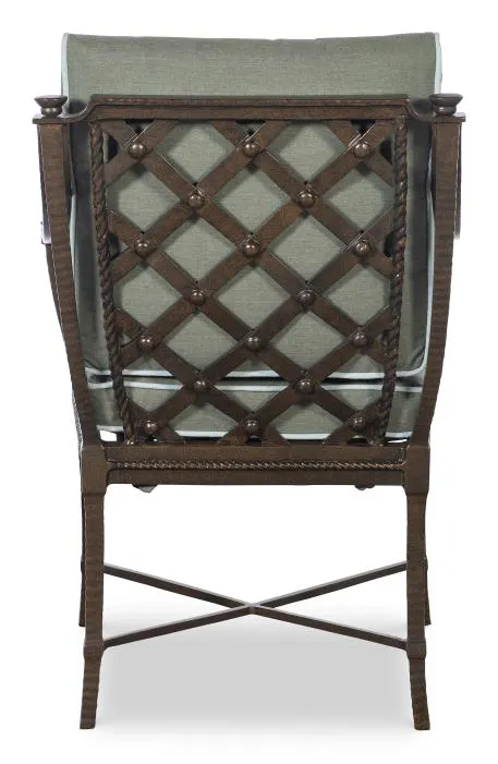 Century Furniture D12MB-54-1 Andalusia Metal Back Dining Arm Chair Century Furniture D12MB-54-1 Andalusia Metal Back Dining Arm Chair