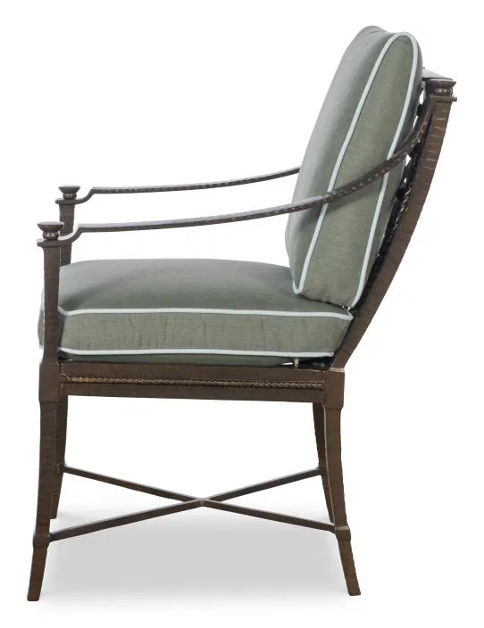 Century Furniture D12MB-54-1 Andalusia Metal Back Dining Arm Chair Century Furniture D12MB-54-1 Andalusia Metal Back Dining Arm Chair