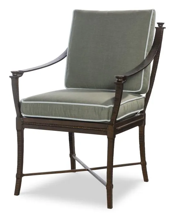 Century Furniture D12MB-54-1 Andalusia Metal Back Dining Arm Chair Century Furniture D12MB-54-1 Andalusia Metal Back Dining Arm Chair