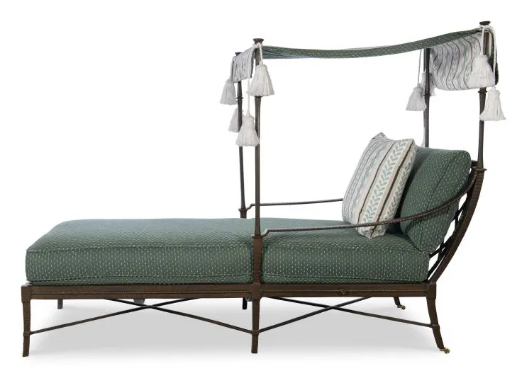 Century Furniture D12MB-73-1 Andalusia Metal Back Single Chaise Century Furniture D12MB-73-1 Andalusia Metal Back Single Chaise