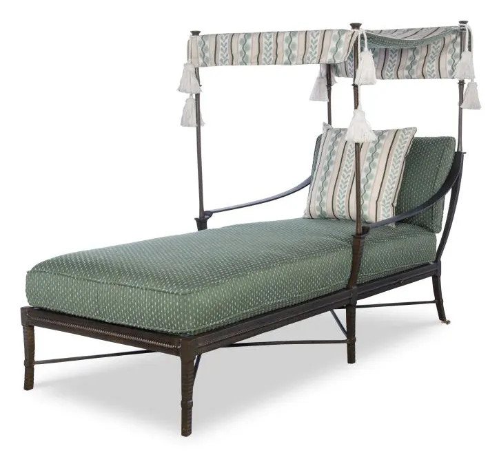 Century Furniture D12MB-73-1 Andalusia Metal Back Single Chaise Century Furniture D12MB-73-1 Andalusia Metal Back Single Chaise