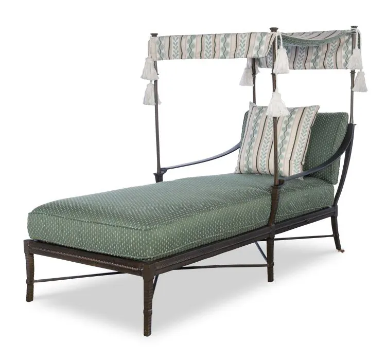 Century Furniture D12MB-73-1 Andalusia Metal Back Single Chaise Century Furniture D12MB-73-1 Andalusia Metal Back Single Chaise