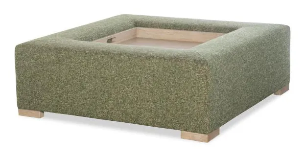 Century Furniture LTD7110-4848TR Rockford 48" Square Ottoman With Tray Century Furniture LTD7110-4848TR Rockford 48" Square Ottoman With Tray