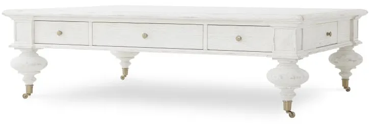 Century Furniture MN2000-W Grand Oak Cocktail Table - White Century Furniture MN2000-W Grand Oak Cocktail Table - White