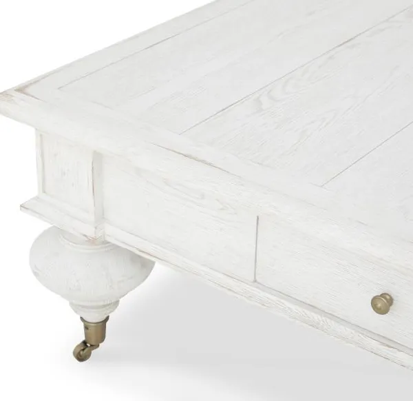 Century Furniture MN2000-W Grand Oak Cocktail Table - White Century Furniture MN2000-W Grand Oak Cocktail Table - White