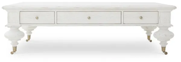 Century Furniture MN2000-W Grand Oak Cocktail Table - White Century Furniture MN2000-W Grand Oak Cocktail Table - White