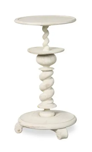 Century Furniture MN2055-W Lucia Candle Stand - White Century Furniture MN2055-W Lucia Candle Stand - White