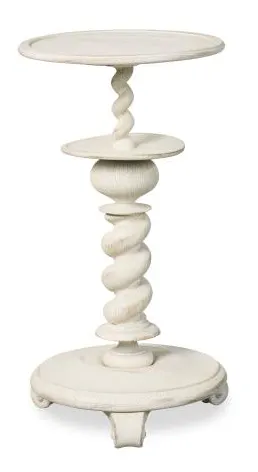 Century Furniture MN2055-W Lucia Candle Stand - White Century Furniture MN2055-W Lucia Candle Stand - White