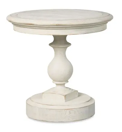 Century Furniture MN5825-W Grand Oak Side Table - White Century Furniture MN5825-W Grand Oak Side Table - White