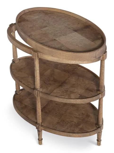 Century Furniture SF5963-WE Andrews Chairside Table - Weathered Century Furniture SF5963-WE Andrews Chairside Table - Weathered