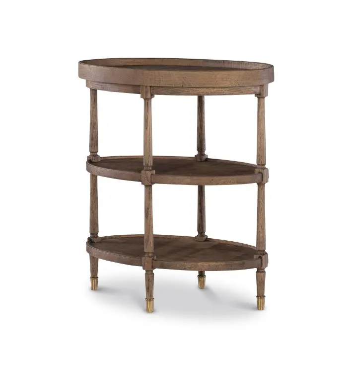 Century Furniture SF5963-WE Andrews Chairside Table – Weathered