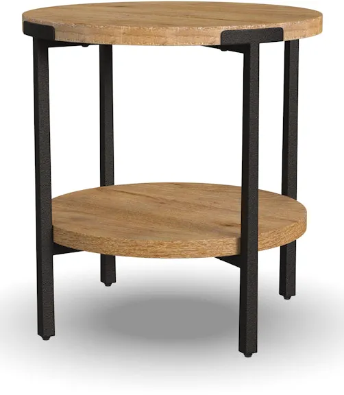 Flexsteel Furniture W1077-02 Millwork Round End Table Flexsteel Furniture W1077-02 Millwork Round End Table