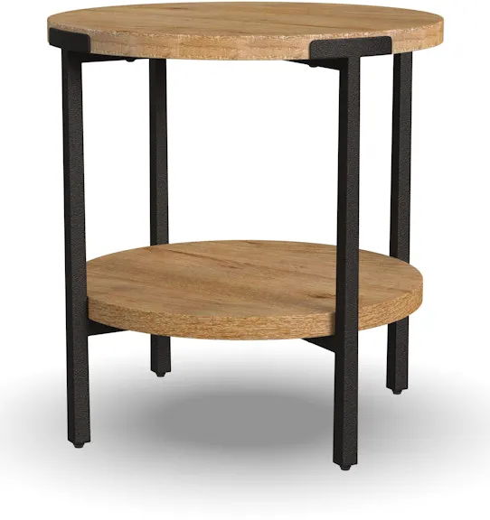 Flexsteel Furniture W1077-02 Millwork Round End Table Flexsteel Furniture W1077-02 Millwork Round End Table