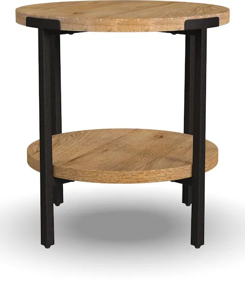 Flexsteel Furniture W1077-02 Millwork Round End Table Flexsteel Furniture W1077-02 Millwork Round End Table