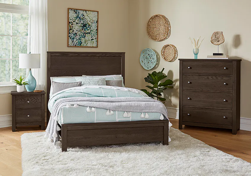 Vaughan Bassett 10-226 Fundamentals 2 Drawer Nightstand Java Vaughan Bassett 10-226 Fundamentals 2 Drawer Nightstand Java