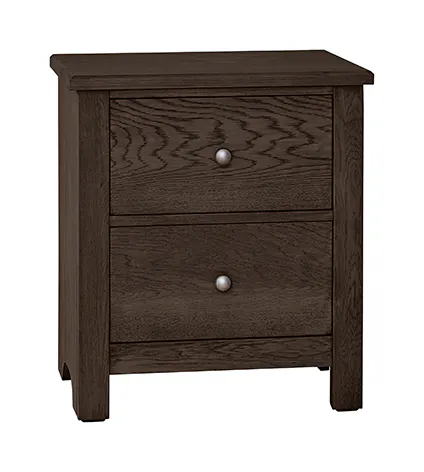 Vaughan Bassett 10-226 Fundamentals 2 Drawer Nightstand Java Vaughan Bassett 10-226 Fundamentals 2 Drawer Nightstand Java