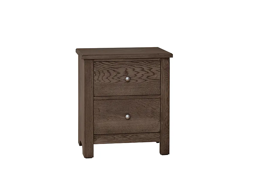 Vaughan Bassett 11-226 Fundamentals 2 Drawer Nightstand Grey