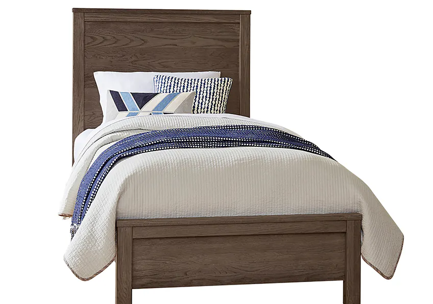 Vaughan Bassett 11-552-255-911 Fundamentals Full Panel Bed Grey