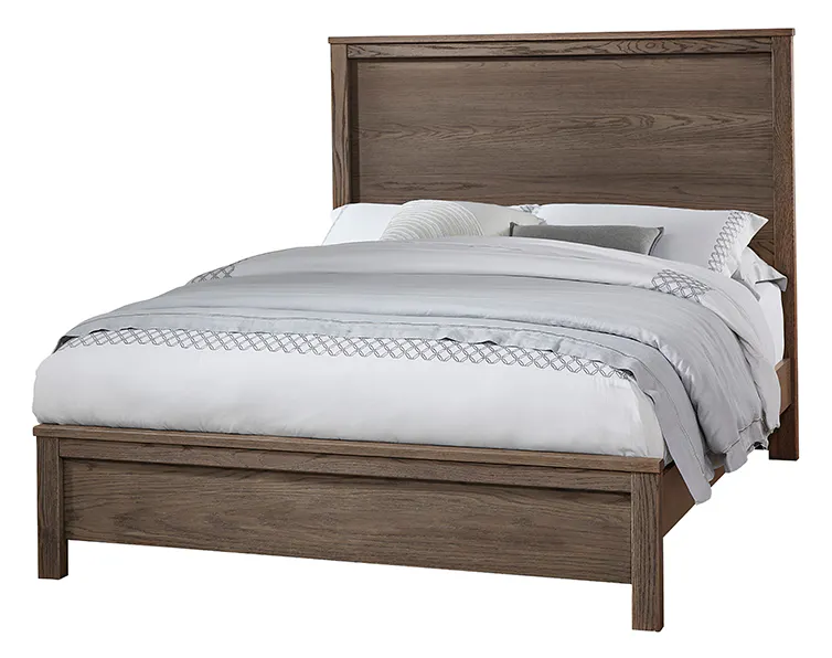 Vaughan Bassett 11-551-155-922 Fundamentals Queen Panel Bed Grey Vaughan Bassett 11-551-155-922 Fundamentals Queen Panel Bed Grey