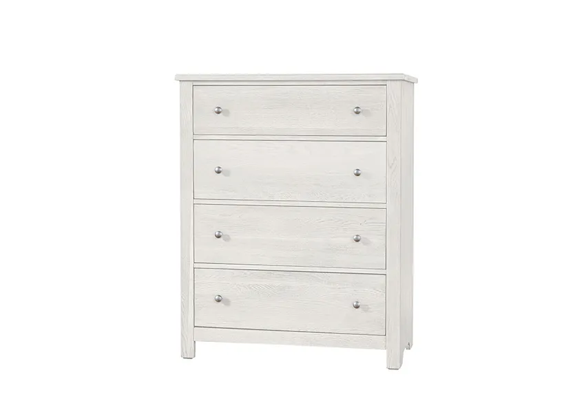 Vaughan Bassett 16-114 Fundamentals 4 Drawer Chest White