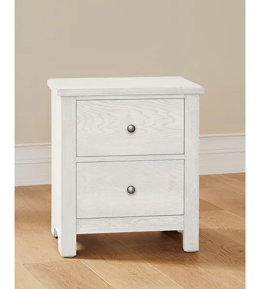 Vaughan Bassett 16-226 Fundamentals 2 Drawer Nightstand White Vaughan Bassett 16-226 Fundamentals 2 Drawer Nightstand White