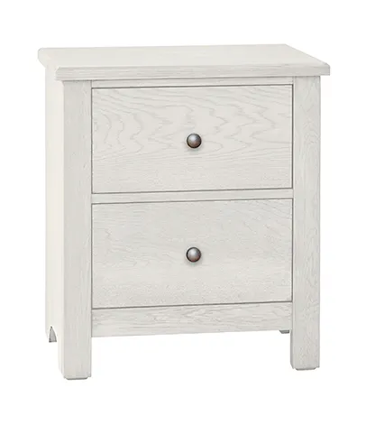 Vaughan Bassett 16-226 Fundamentals 2 Drawer Nightstand White Vaughan Bassett 16-226 Fundamentals 2 Drawer Nightstand White