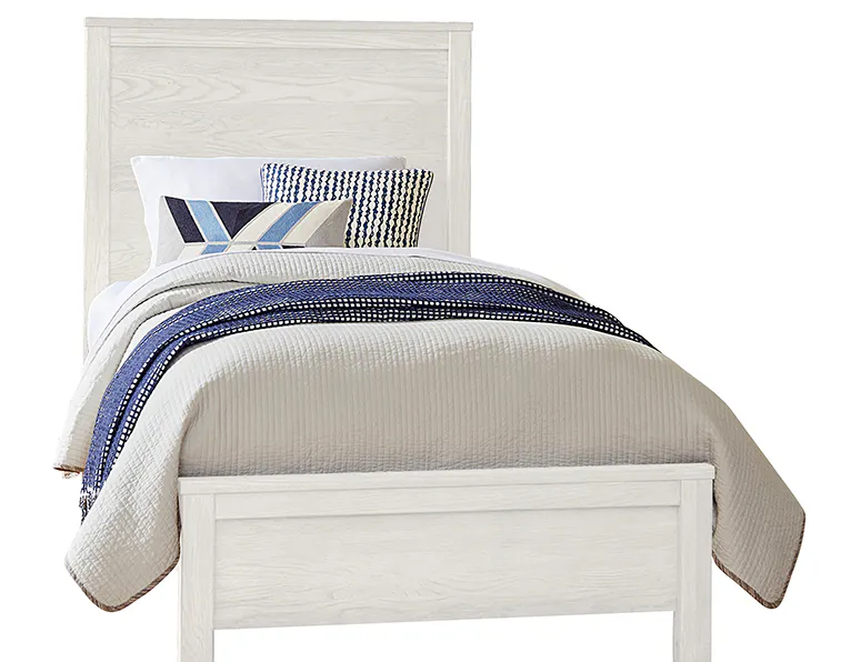 Vaughan Bassett 16-331-133-900 Fundamentals Twin Panel Bed White Vaughan Bassett 16-331-133-900 Fundamentals Twin Panel Bed White