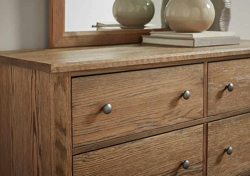 Vaughan Bassett 12-002 Fundamentals 6 Drawer Dresser Natural Vaughan Bassett 12-002 Fundamentals 6 Drawer Dresser Natural
