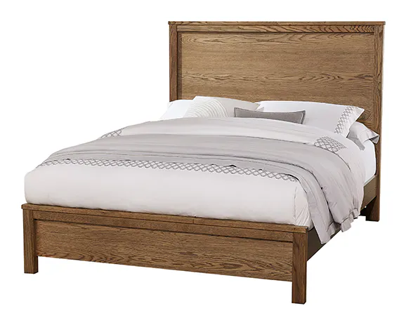 Vaughan Bassett 12-551-155-922 Fundamentals Queen Panel Bed Natural Vaughan Bassett 12-551-155-922 Fundamentals Queen Panel Bed Natural