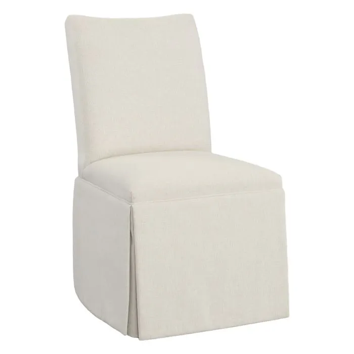 Fairfield Furniture 1201-05-T Concave Short Back Skirted Dining Chair