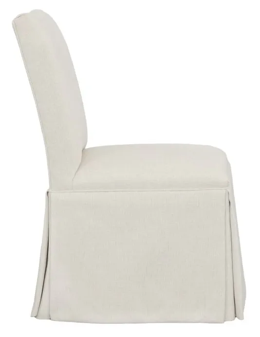 Fairfield Furniture 1201-05-T Concave Short Back Skirted Dining Chair Fairfield Furniture 1201-05-T Concave Short Back Skirted Dining Chair