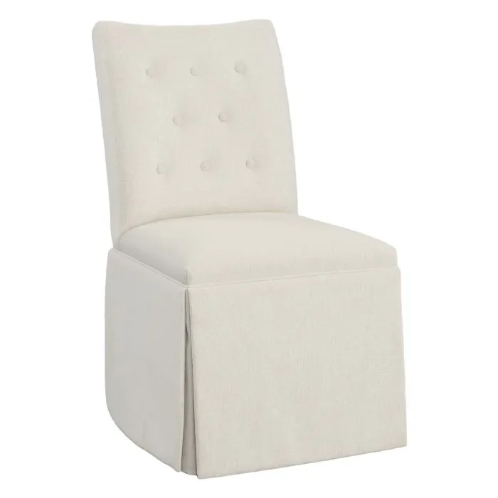 Fairfield Furniture 1203-05-T Concave Short Back Skirted Dining Chair