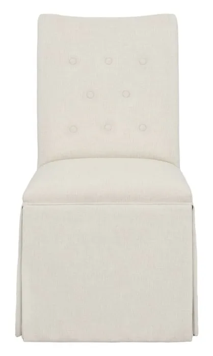 Fairfield Furniture 1203-05-T Concave Short Back Skirted Dining Chair Fairfield Furniture 1203-05-T Concave Short Back Skirted Dining Chair
