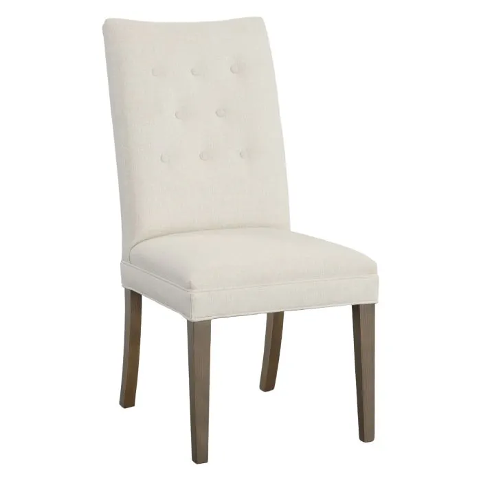 Fairfield Furniture L-1206-05 Concave Tall Back Leather Dining Chair