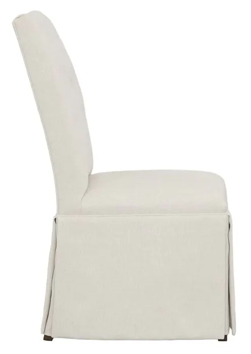 Fairfield Furniture 1207-05-T Concave Tall Back Skirted Dining Chair Fairfield Furniture 1207-05-T Concave Tall Back Skirted Dining Chair