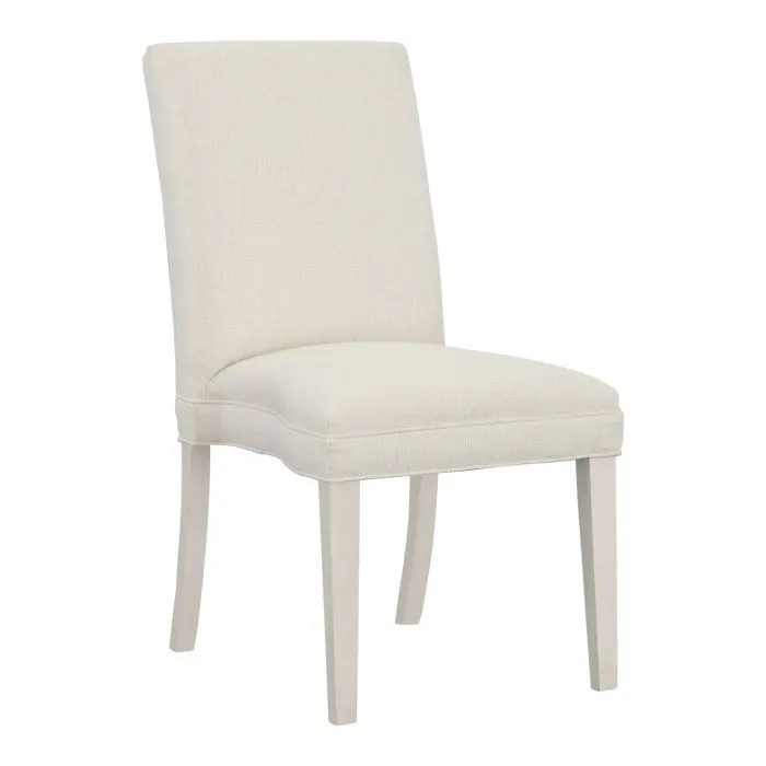 Fairfield Furniture L-1210-14-L Straight Short Back Leather Armless Stack Chair