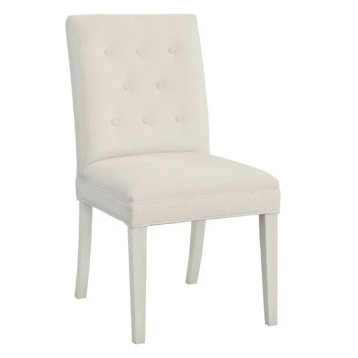 Fairfield Furniture L-1212-05-L Straight Short Back Leather Dining Chair