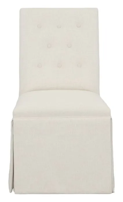 Fairfield Furniture 1213-05-T Straight Short Back Skirted Dining Chair Fairfield Furniture 1213-05-T Straight Short Back Skirted Dining Chair