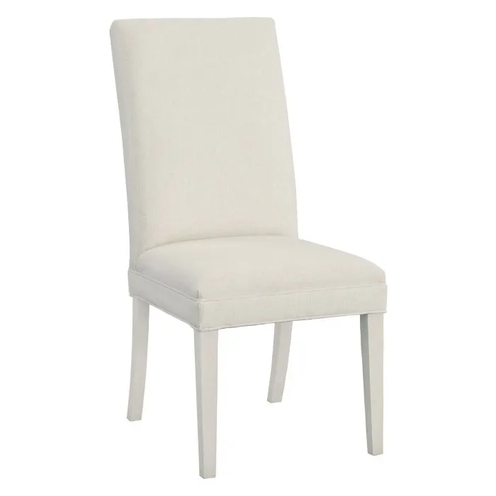 Fairfield Furniture L-1214-05-L Straight Tall Back Leather Dining Chair