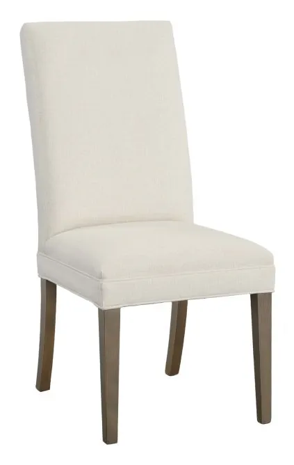 Fairfield Furniture L-1214-05-M Straight Tall Back Leather Dining Chair Fairfield Furniture L-1214-05-M Straight Tall Back Leather Dining Chair