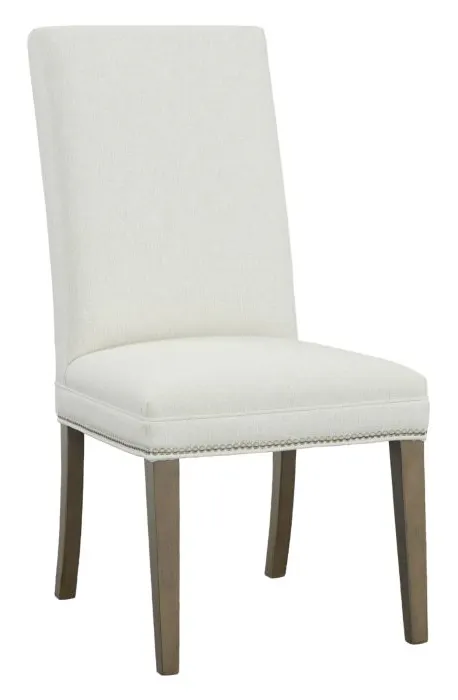 Fairfield Furniture L-1214-05-M Straight Tall Back Leather Dining Chair Fairfield Furniture L-1214-05-M Straight Tall Back Leather Dining Chair