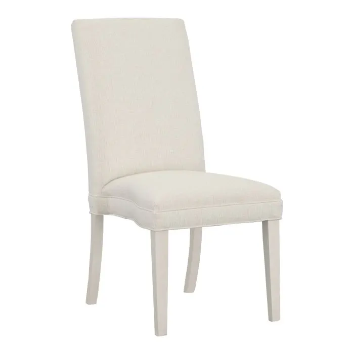 Fairfield Furniture L-1214-14-L Straight Tall Back Leather Armless Stack Chair