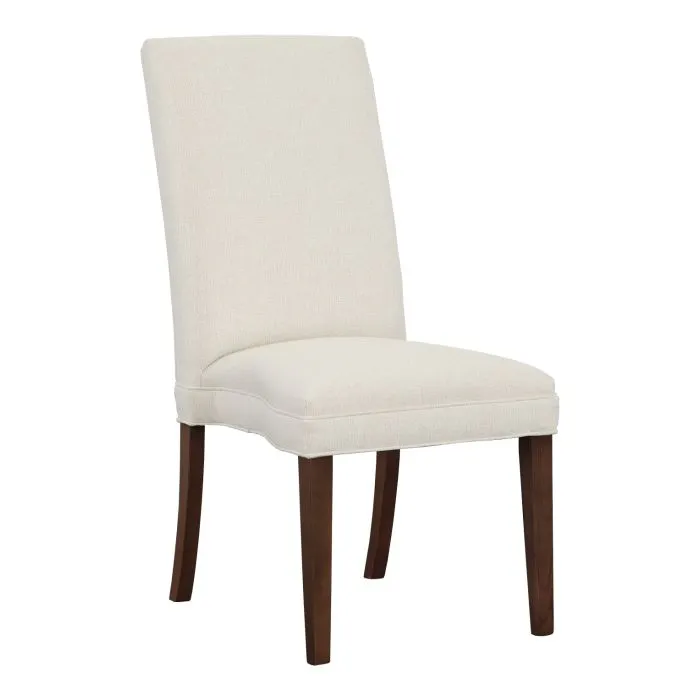 Fairfield Furniture L-1214-14-T Straight Tall Back Leather Armless Stack Chair