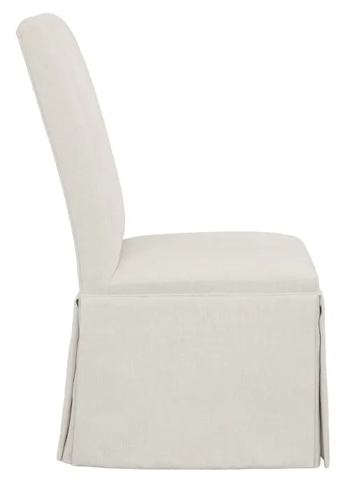 Fairfield Furniture 1215-05-T Straight Tall Back Skirted Dining Chair Fairfield Furniture 1215-05-T Straight Tall Back Skirted Dining Chair