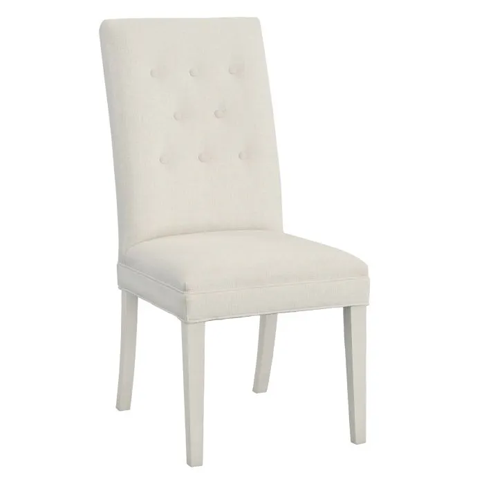 Fairfield Furniture L-1216-05-L Straight Tall Back Leather Dining Chair