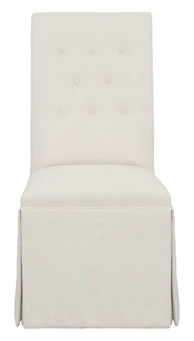 Fairfield Furniture 1217-05-T Straight Tall Back Skirted Dining Chair Fairfield Furniture 1217-05-T Straight Tall Back Skirted Dining Chair
