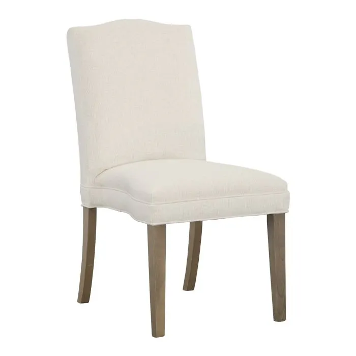 Fairfield Furniture L-1220-14-M Camel Short Back Leather Armless Stack Chair
